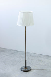 Swedish modern marble floor lamp