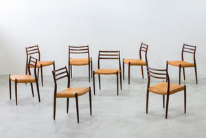 Model 78 dining chairs by Niels O. Møller