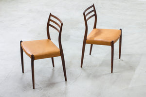 Model 78 dining chairs by Niels O. Møller