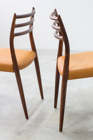 Model 78 dining chairs by Niels O. Møller