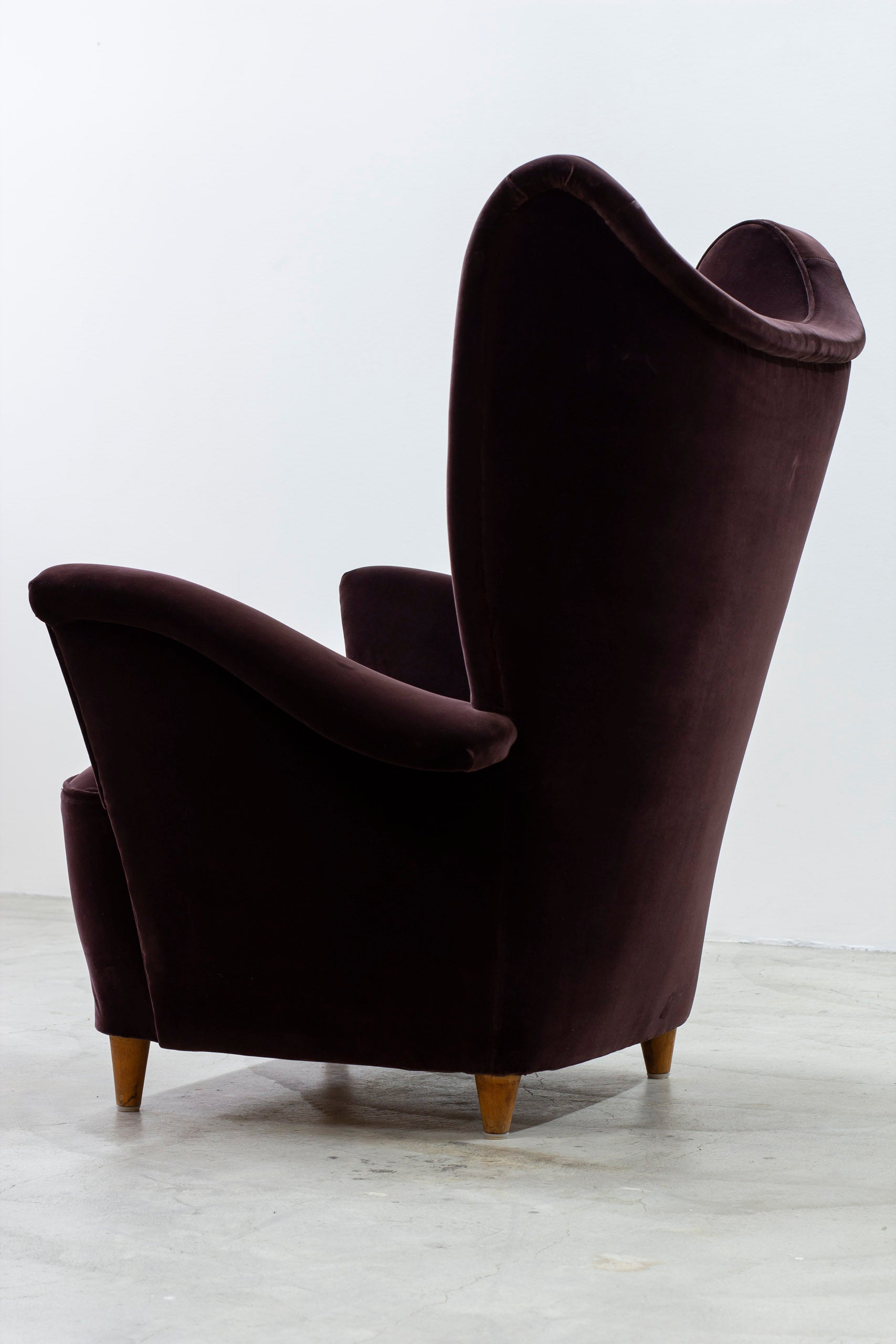 ON HOLD - Swedish modern wing back chair