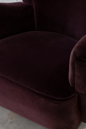 ON HOLD - Swedish modern wing back chair