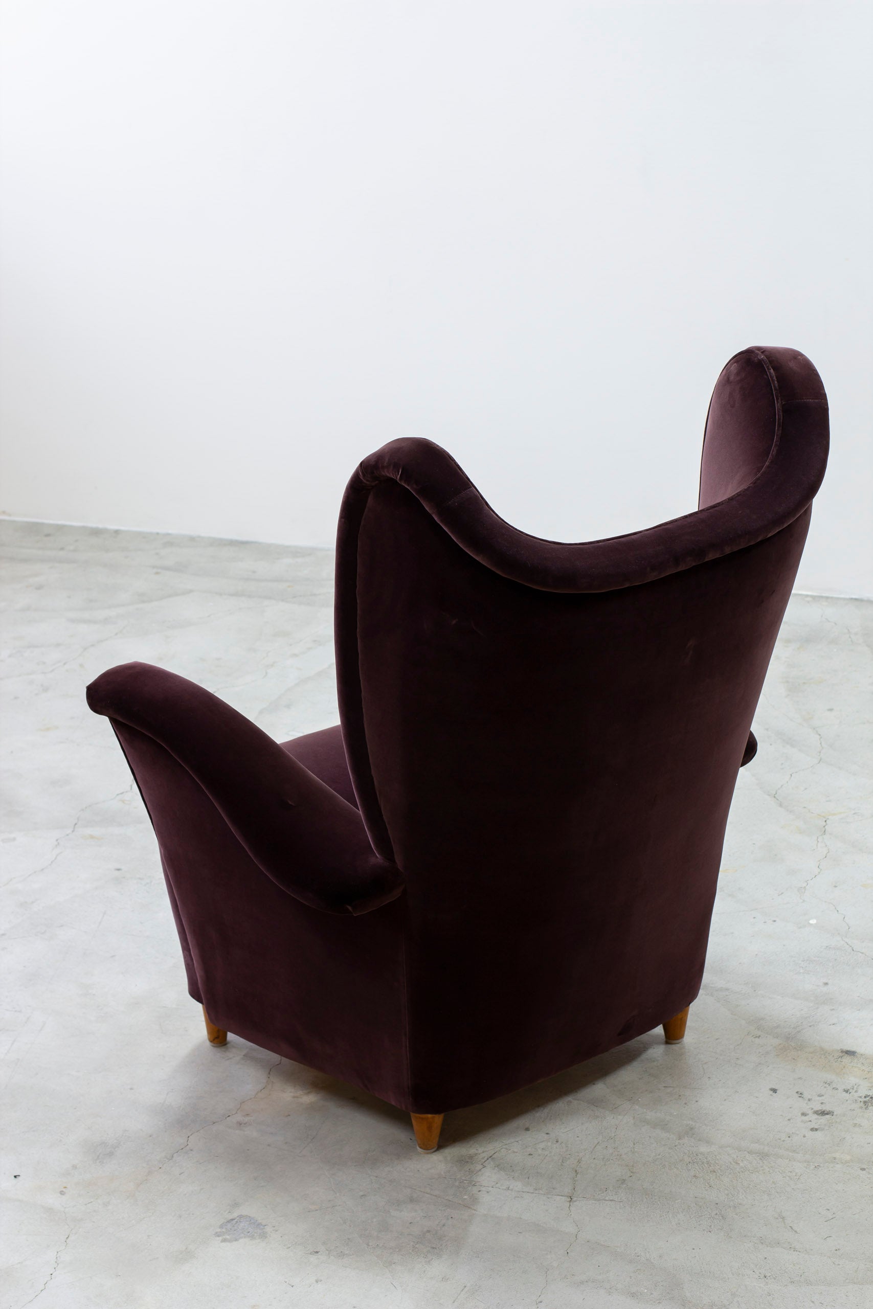 ON HOLD - Swedish modern wing back chair