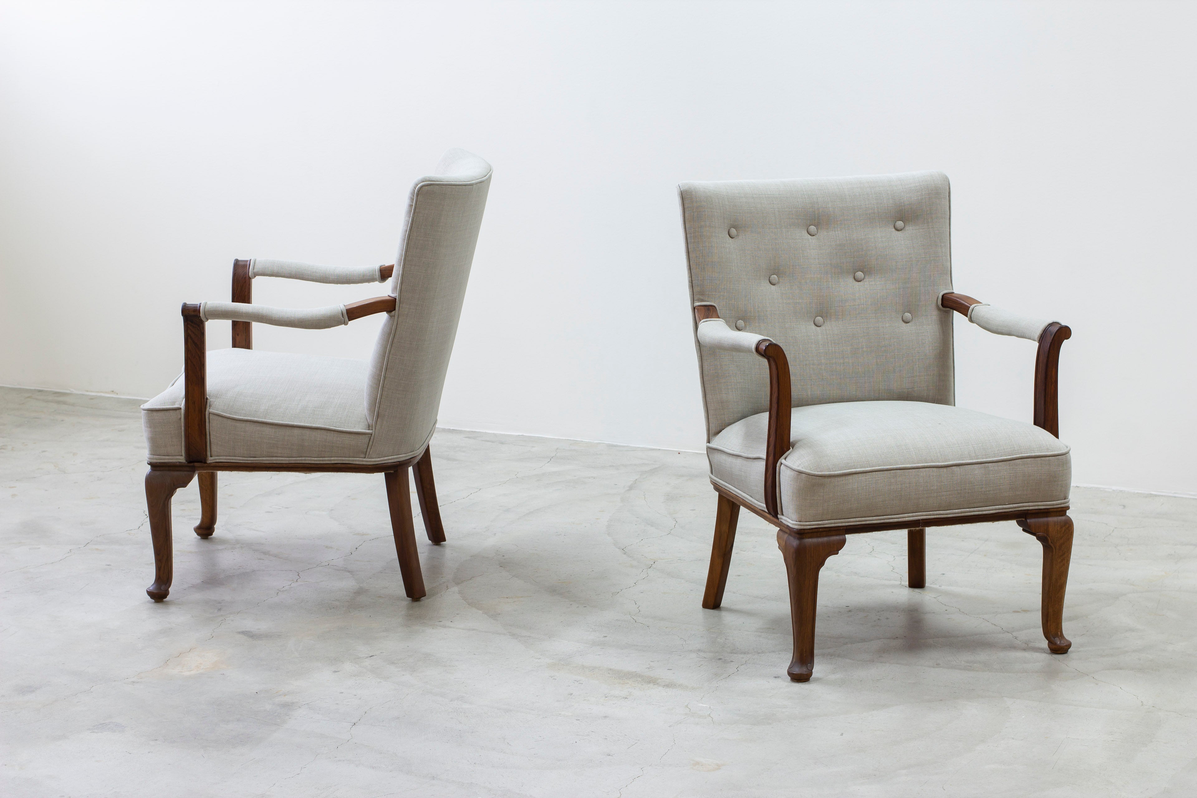 Arm chairs by Lysberg & Hansen