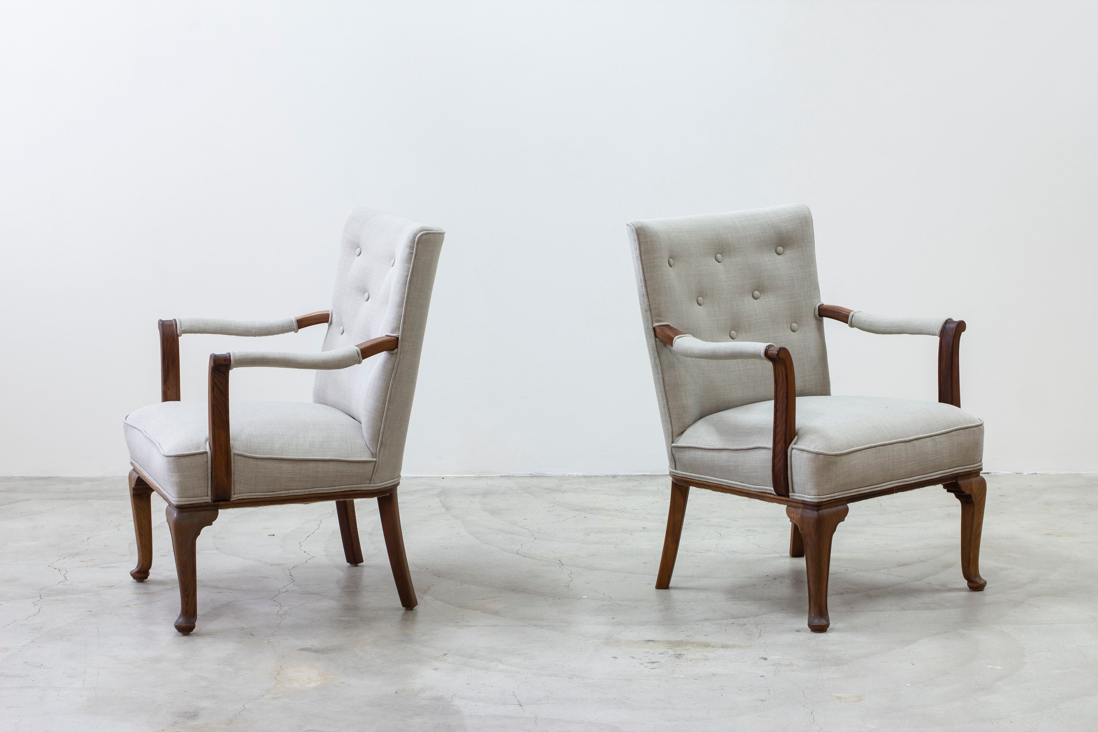 Arm chairs by Lysberg & Hansen