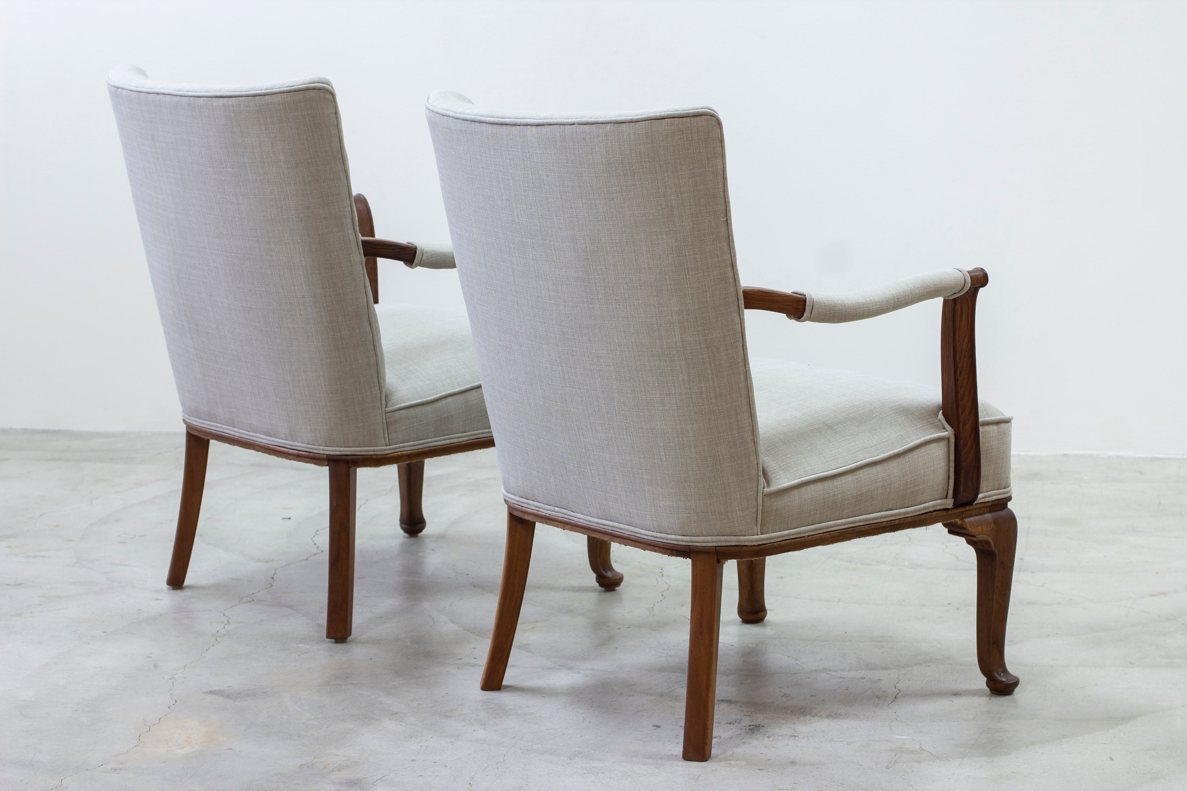 Arm chairs by Lysberg & Hansen