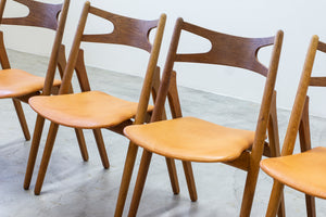 SOLD - "CH29" oak chairs by Hans J. Wegner