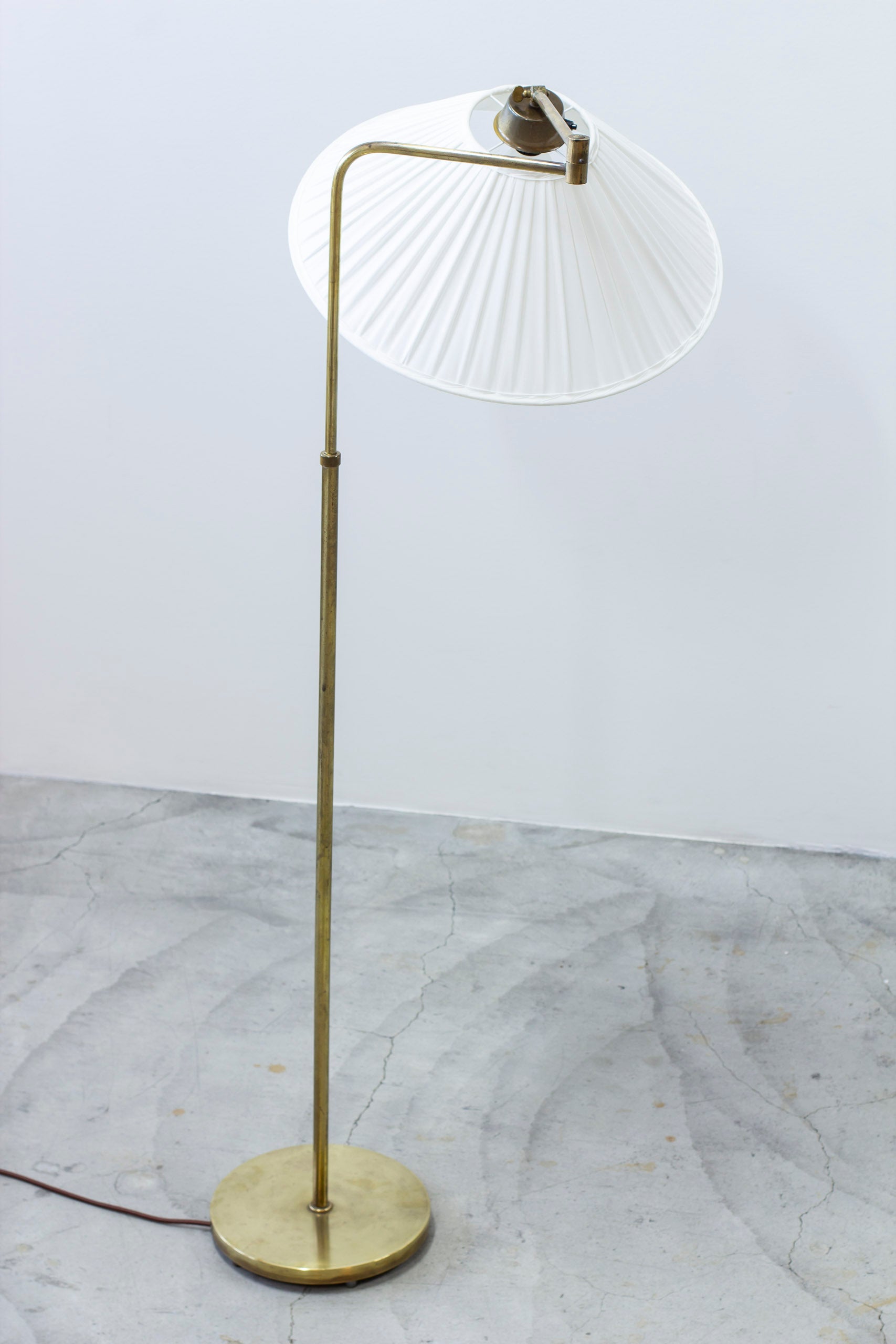 Swedish modern floor lamp in the manner of Notini