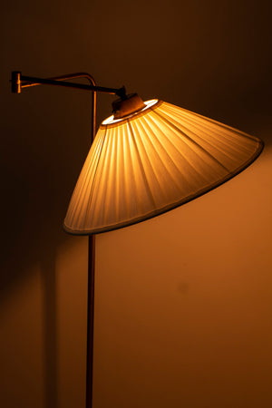 Swedish modern floor lamp in the manner of Notini