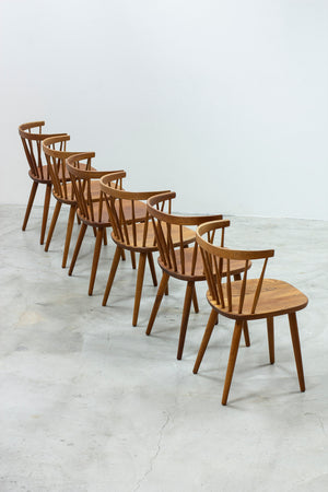 "Bobino" Dining chairs by Yngve Ekström