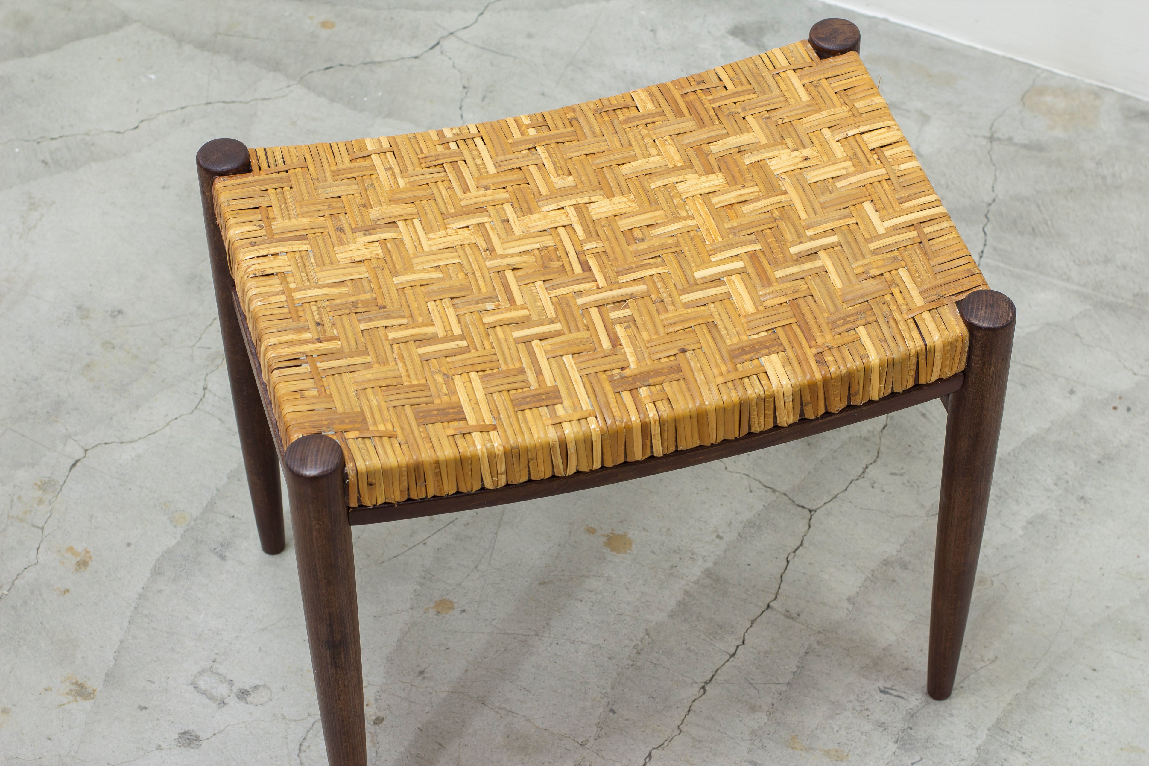 Cane weave stool by Gemla