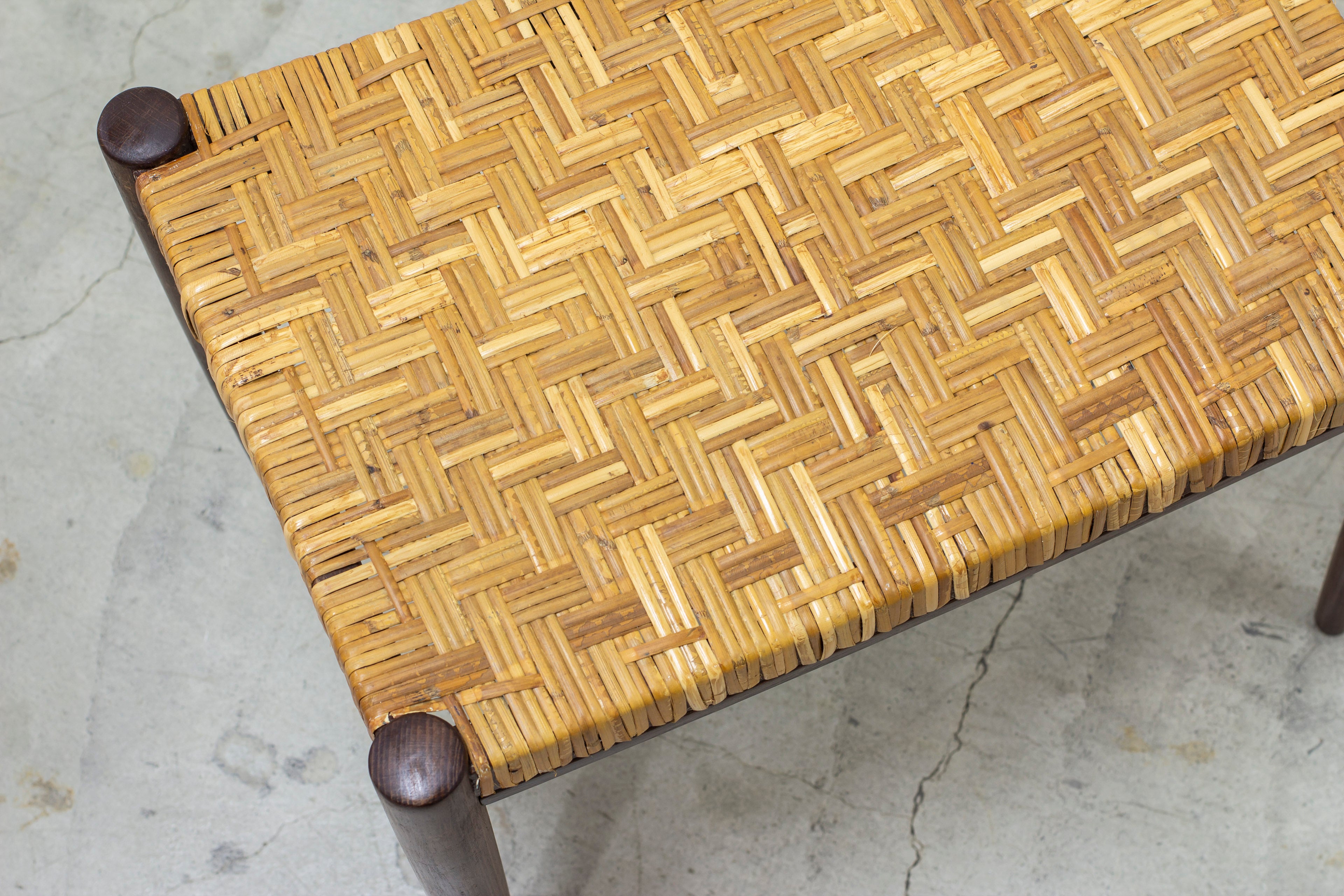 Cane weave stool by Gemla