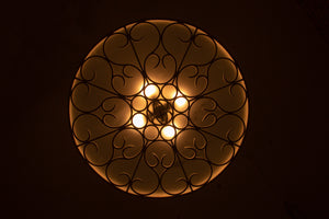 Flush mount lamp in the manner of Lars Holmström