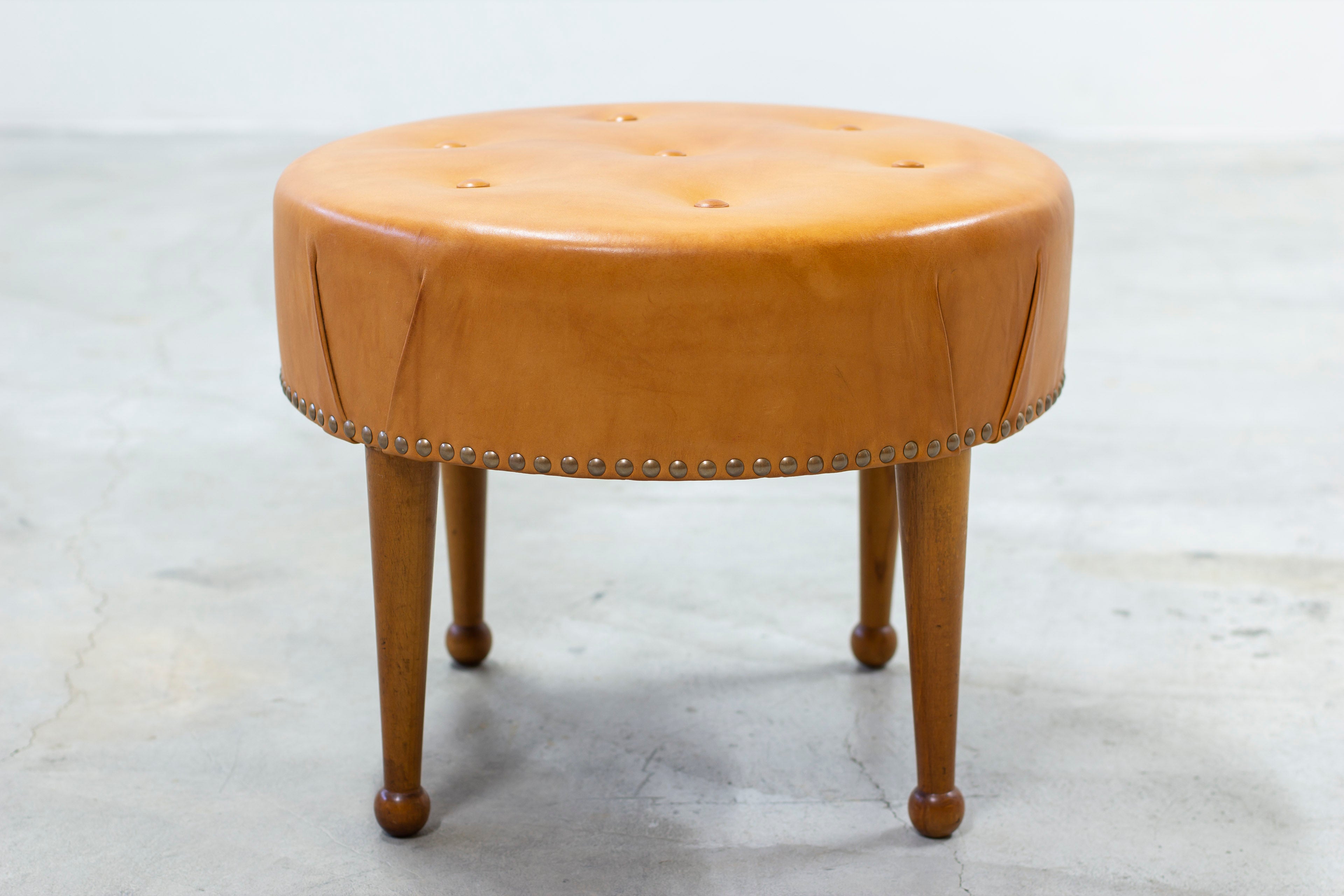 Swedish modern tabouret in the style of Frank