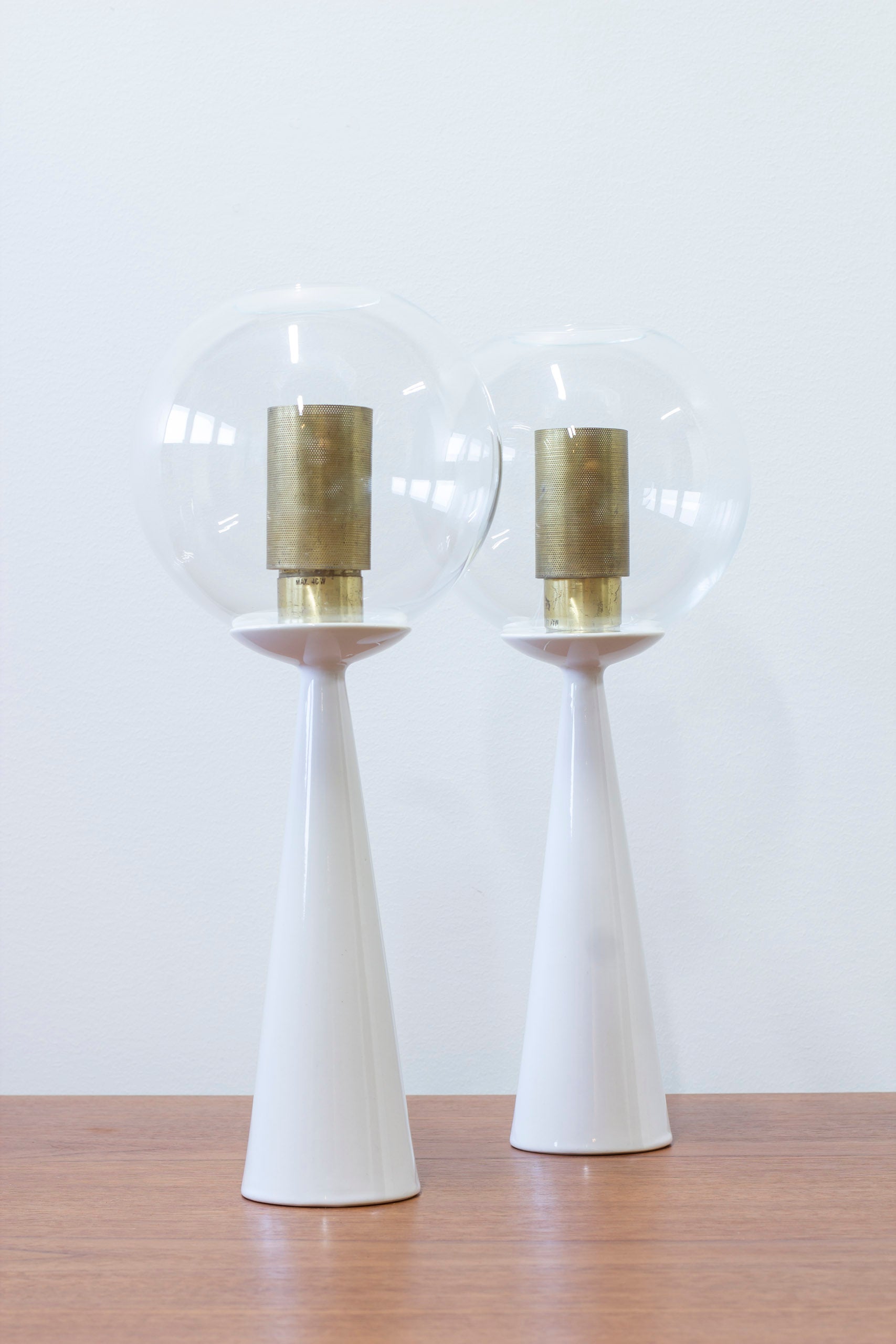 Rare table lamps by Hans-Agne Jakobsson