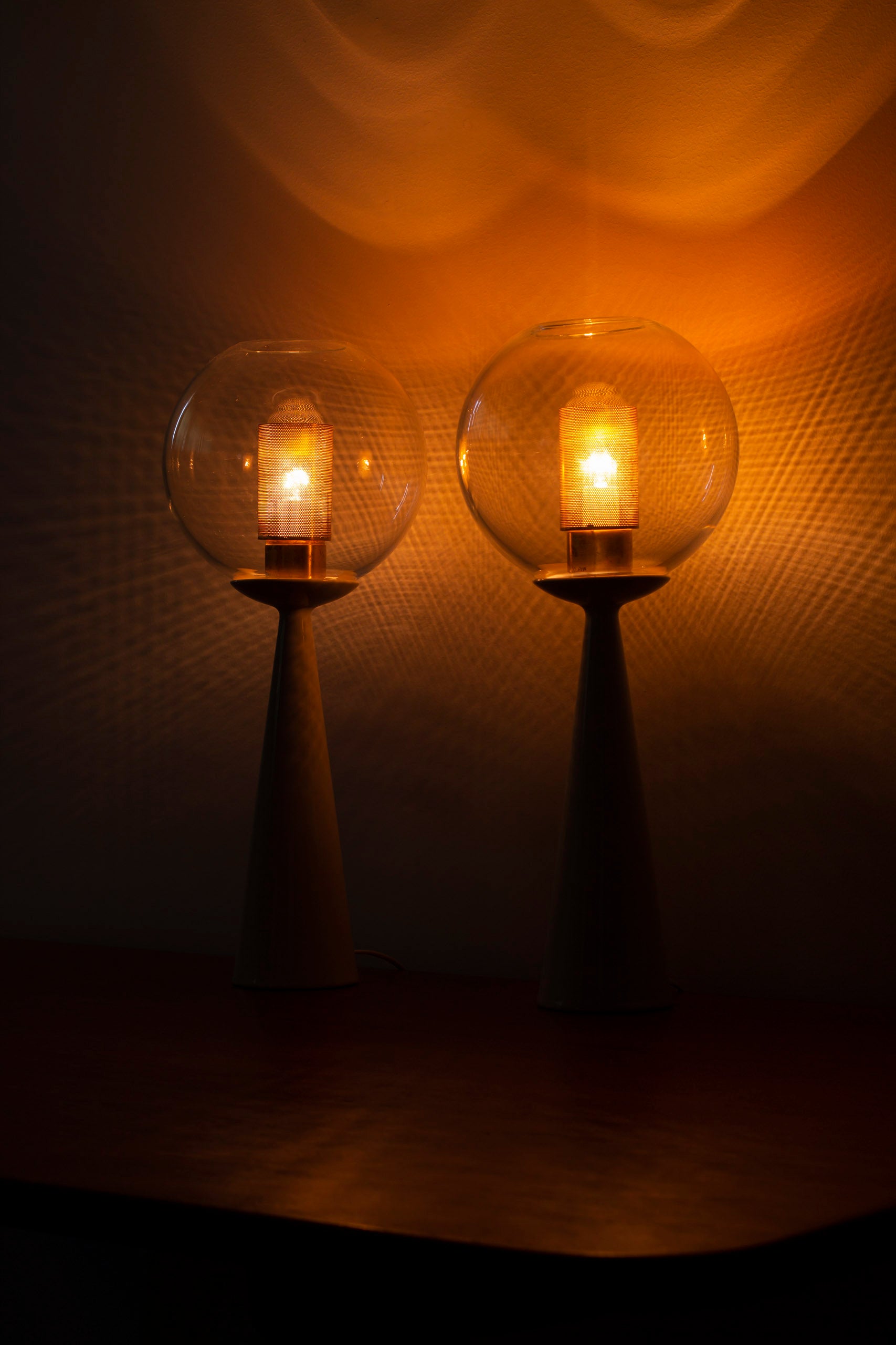 Rare table lamps by Hans-Agne Jakobsson