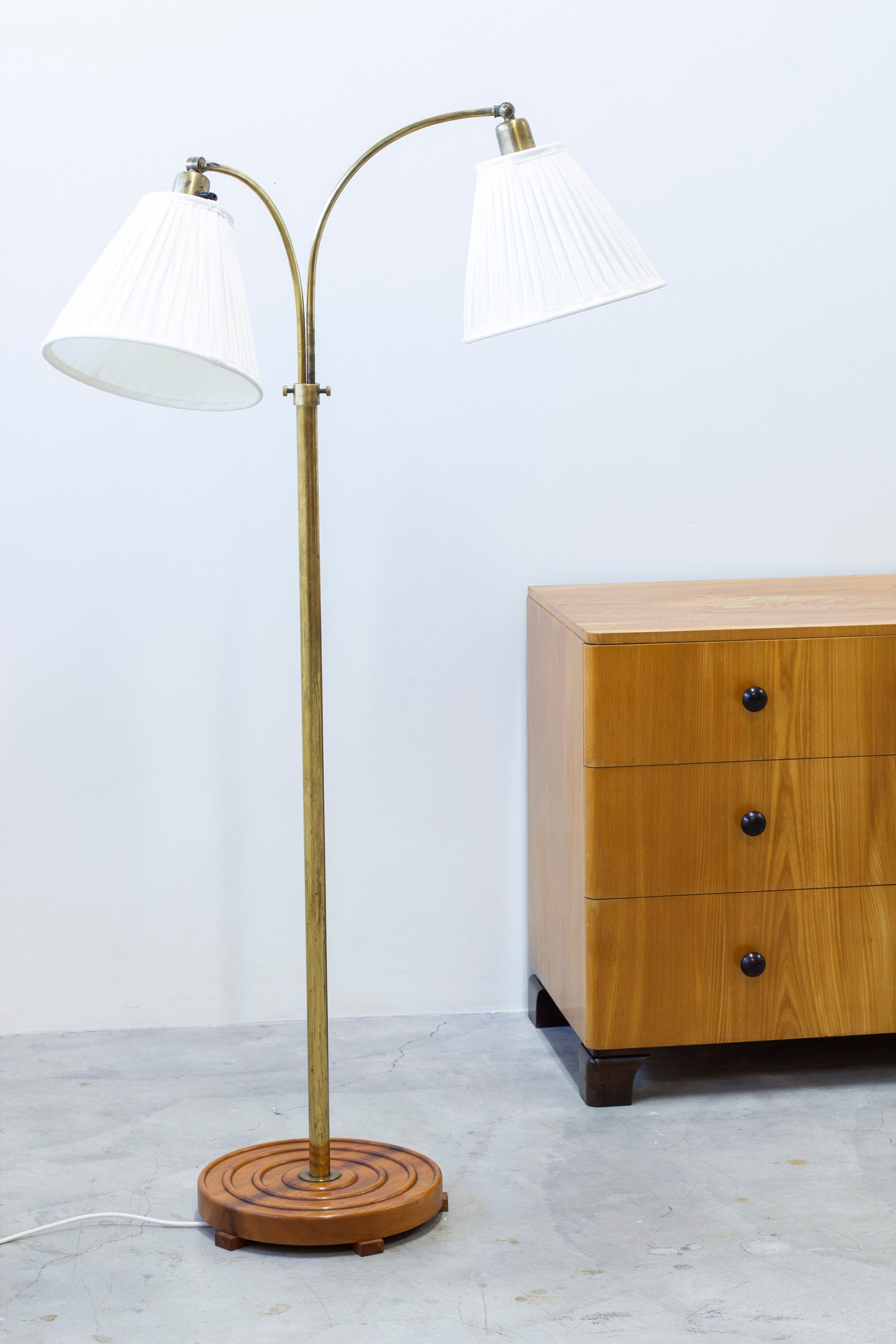 Swedish modern 1940s floor lamp