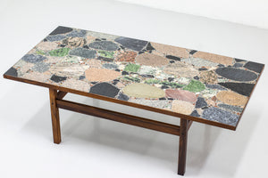 Terrazzo table by Erling Viksjø