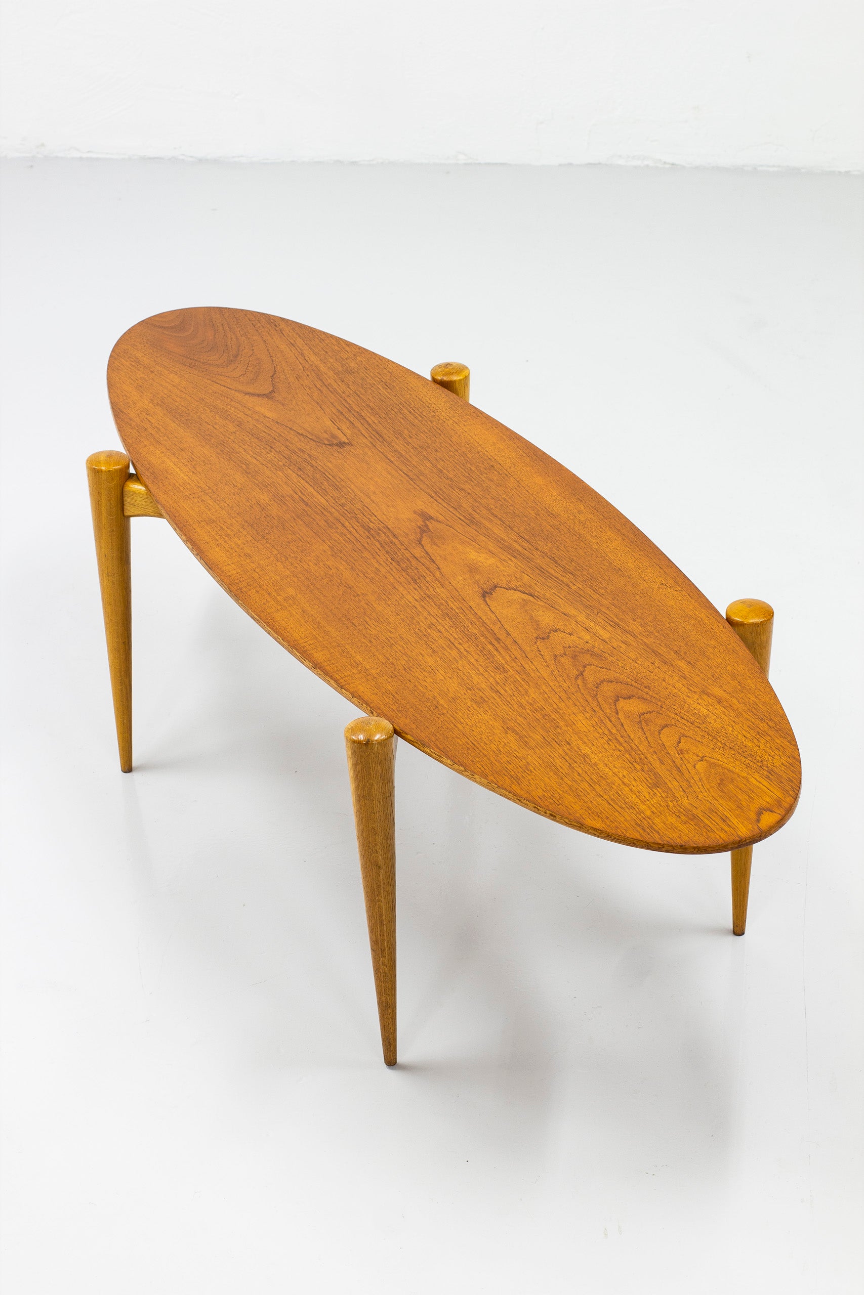 Surfboard coffee table made in Sweden